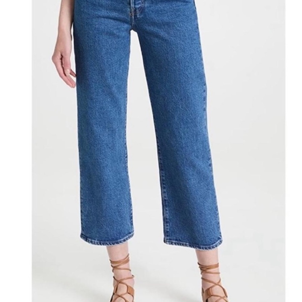 Levi's Blue Ankle Cropped Jeans Classic Style